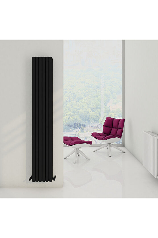 TUBO 0600*0590*12RAL 9005 KUMLU SİYAHSTD.BAĞL.(İKİ YAN ALT-ÜST ÇAPRAZ)ALM.RADYATÖR