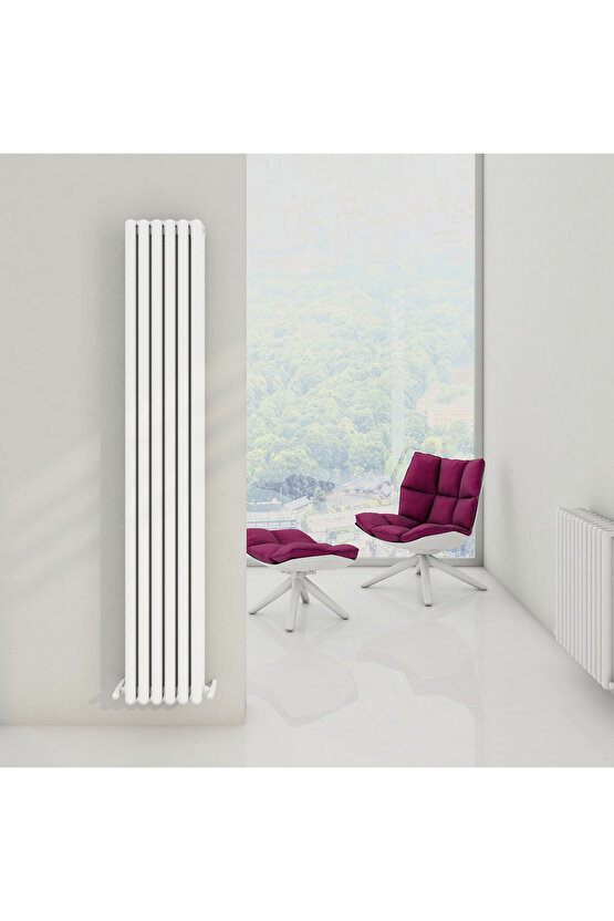 TERRA 1150*0500*16RAL 9016 PARLAK BEYAZHB (SOL)ALÜMİNYUM HAVLUPANBANYO RADYATÖRÜ