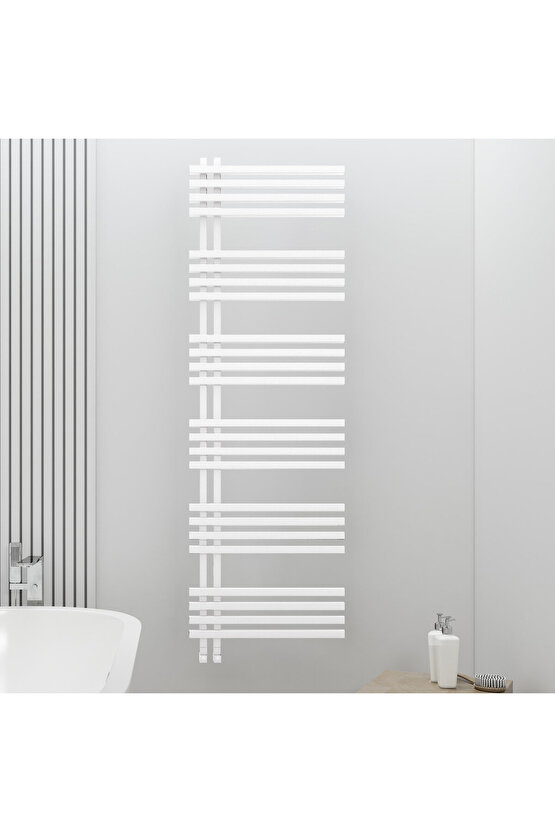 TERRA 1150*0500*16RAL 9016 PARLAK BEYAZHB (SOL)ALÜMİNYUM HAVLUPANBANYO RADYATÖRÜ