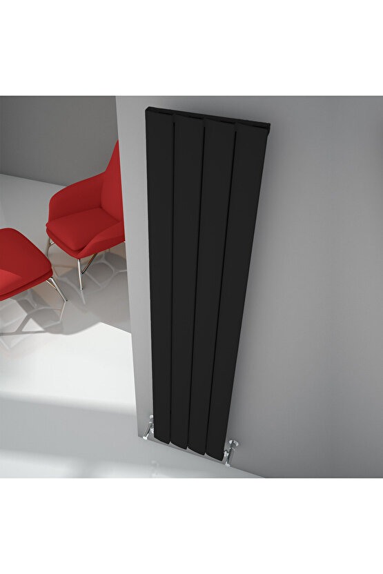STEP V 1800*0400*19RAL 9005 KUMLU SİYAHSTD.BAĞL.(İKİ YAN ALT-ÜST ÇAPRAZ)ALM.RADYATÖR