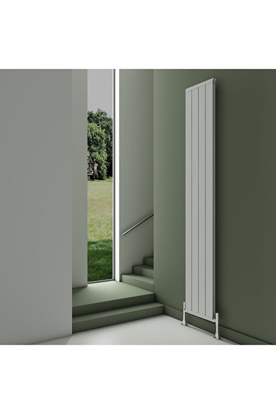 Elite Alüminyum Radyatör 1800x295mm - 4 Dilim Kumlu Beyaz
