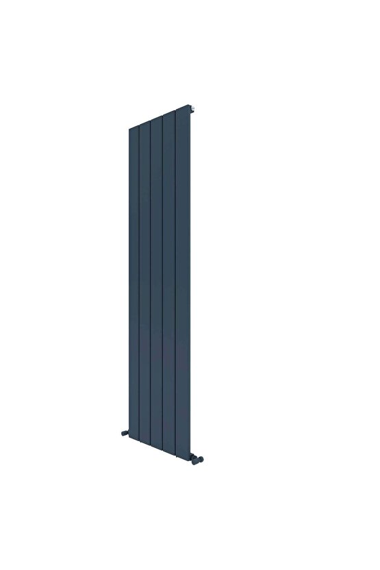 Angers Dikey Alüminyum Radyatör Modern Tasarım Antrasit 180 x 49,5 cm