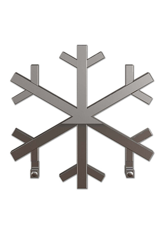 Snowflake Paslanmaz Çelik Havlupan Modern Tasarım Ayna Polisaj