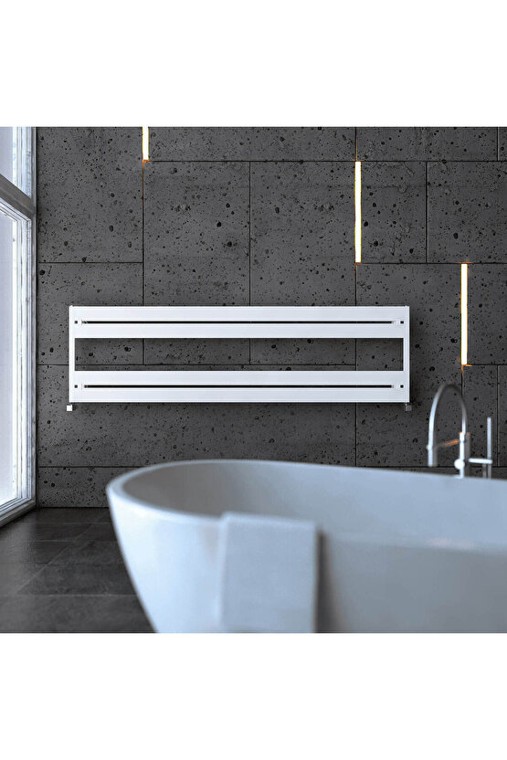 Mack Bath H Alüminyum Havlupan Modern Tasarım Beyaz