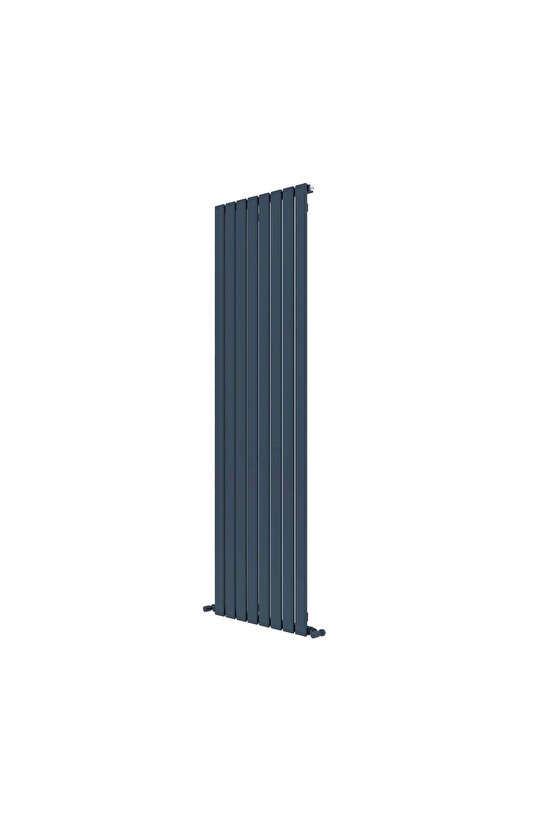 Plata Dikey Alüminyum Radyatör Modern Tasarım Antrasit 180 x 56 cm