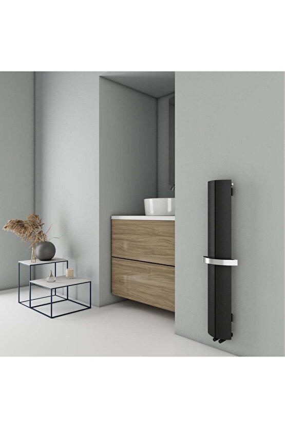 Nixie Bath Alüminyum Havlupan Modern Tasarım Siyah