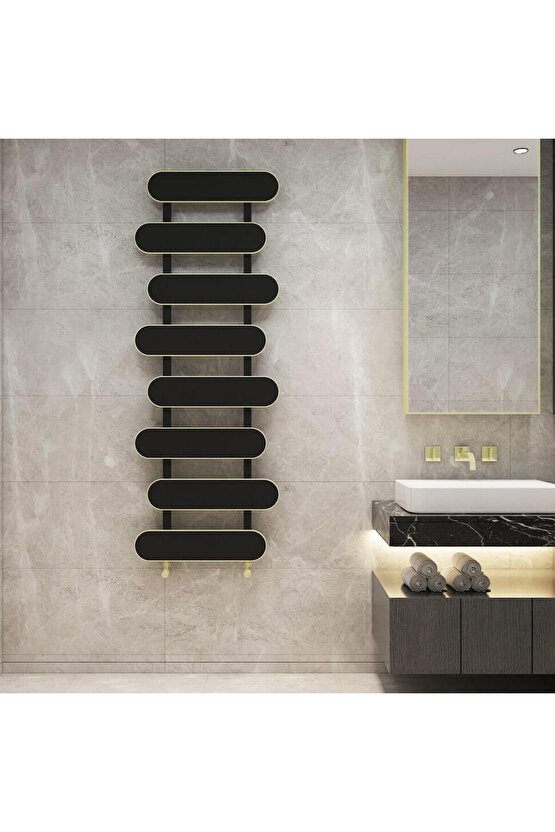 Magico Bath Alüminyum Havlupan Modern Tasarım Siyah