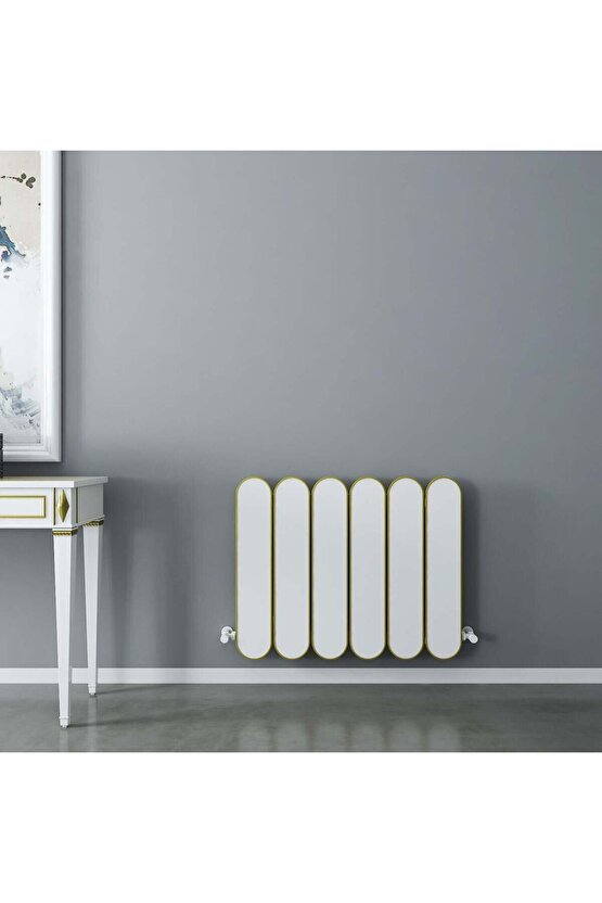 Magico Yatay Alüminyum Radyatör Modern Tasarım Beyaz 60 x 74,5 cm