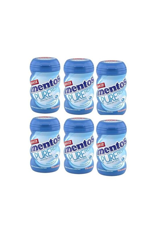 Fresh Pure Şekersiz Tatlandırıcılı Sakız 6 Adet x 90 g - Nane Aromalı