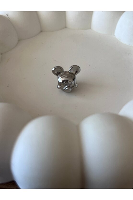 Çelik mickey mouse charm