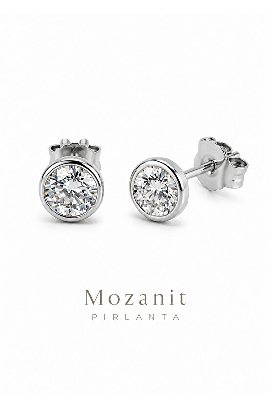 2 CT Mozanit Tektaş Küpe