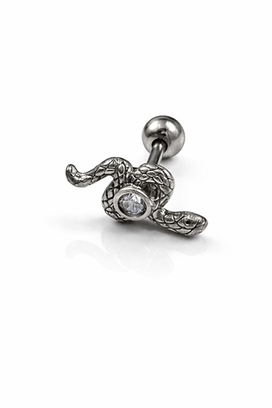 Gümüş Yılan Piercing