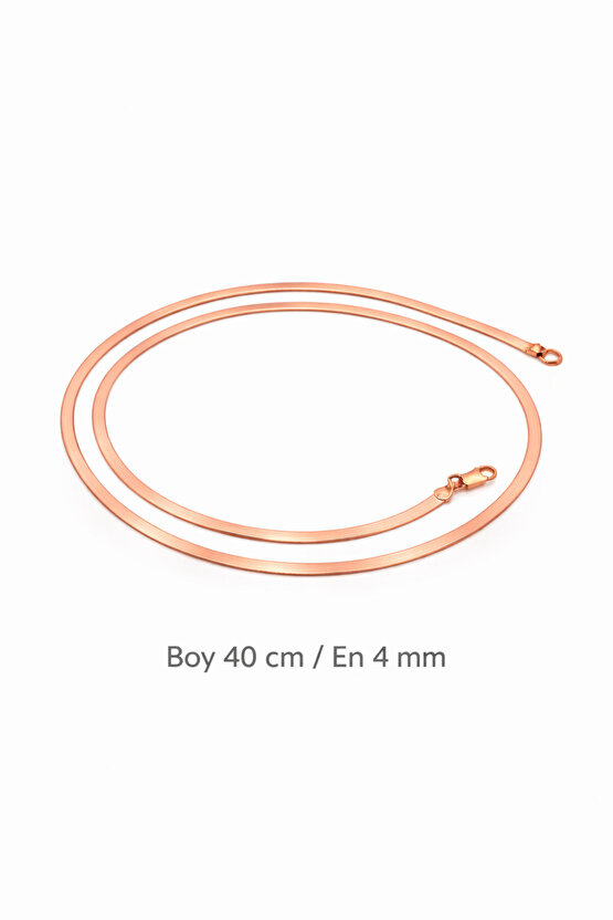 İtalyan Yassı Kolye 40 cm