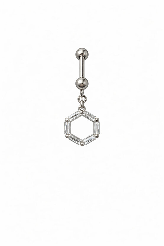 Gümüş Sallantılı Piercing