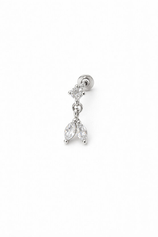 Gümüş Sallantılı Piercing
