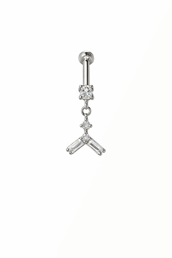 Gümüş Sallantılı Piercing