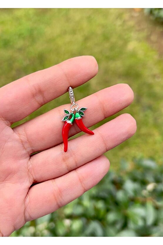 Kırmızı Biber Charm İkili