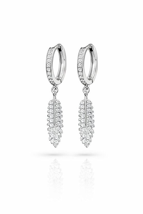 Halkalı Tüy Küpe