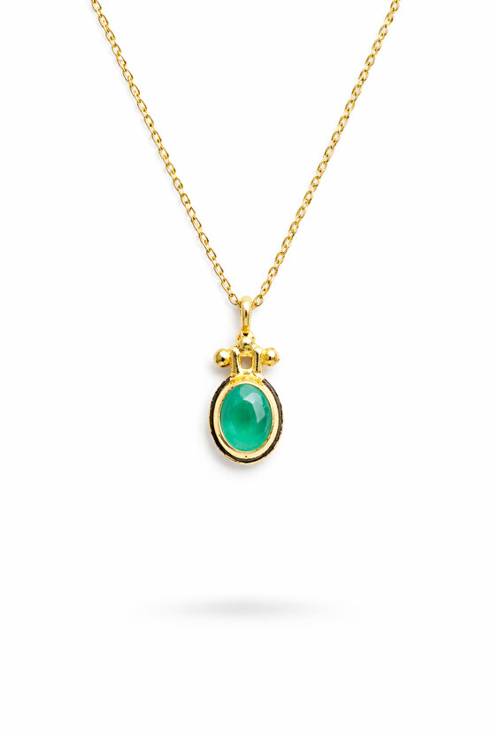 Paraiba Taşlı Kolye
