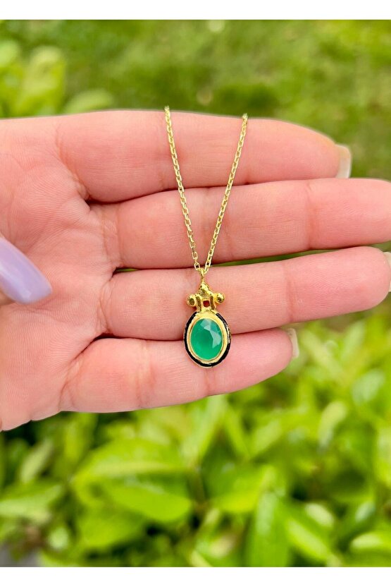 Paraiba Taşlı Kolye
