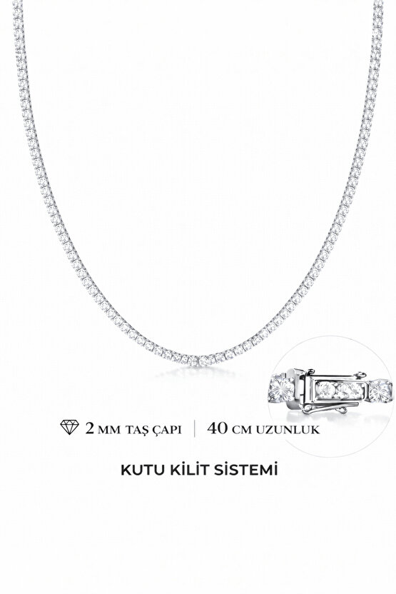 2 mm 40 cm Suyolu Kolye