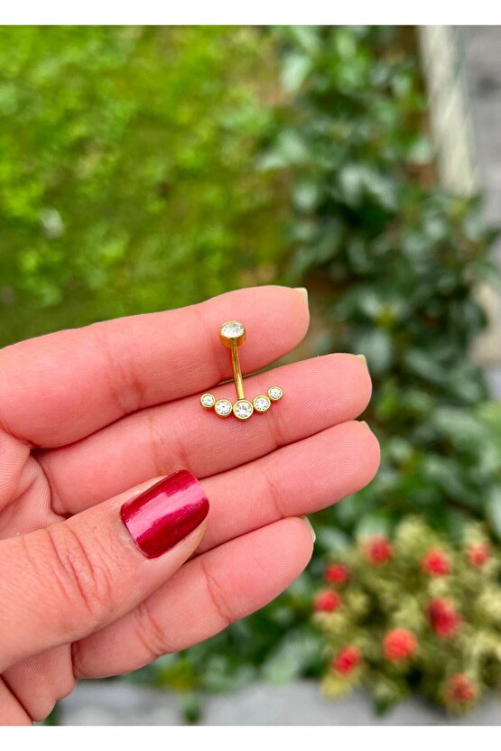 Cerrahi Çelik Beştaş Göbek Piercing