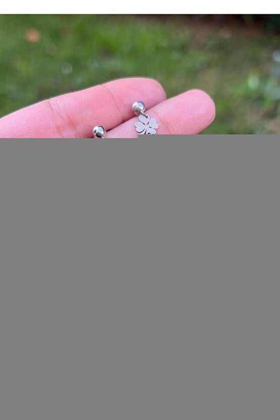 925 ayar gümüş 5 mm Top Küpe