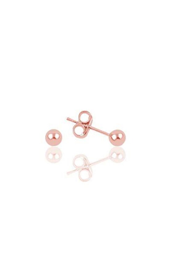 925 ayar gümüş 3 mm Top Küpe