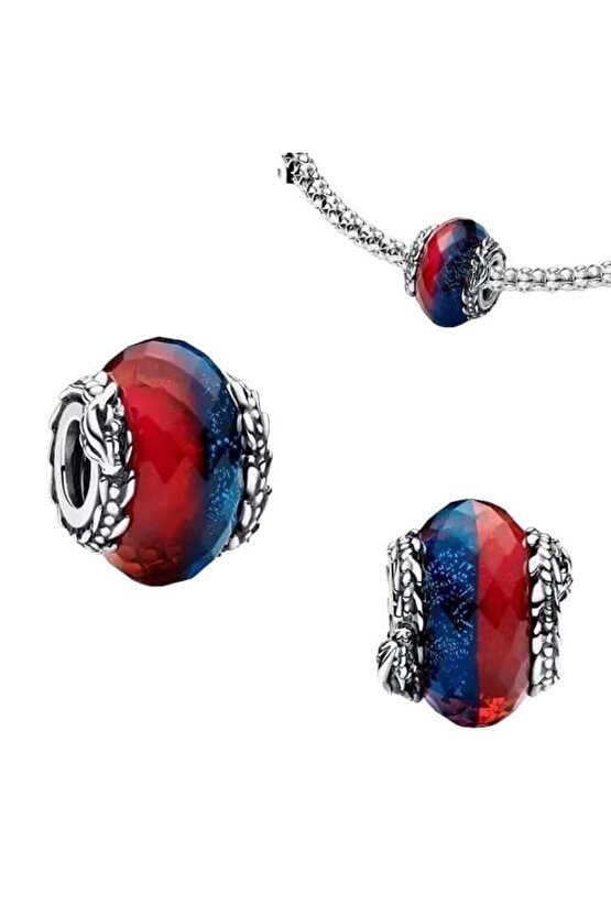 Ateş Ejderhaları Murano Charm