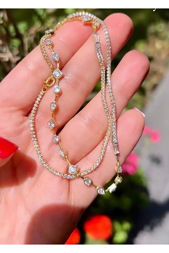 Suyolu Baget Taşlı Kolye