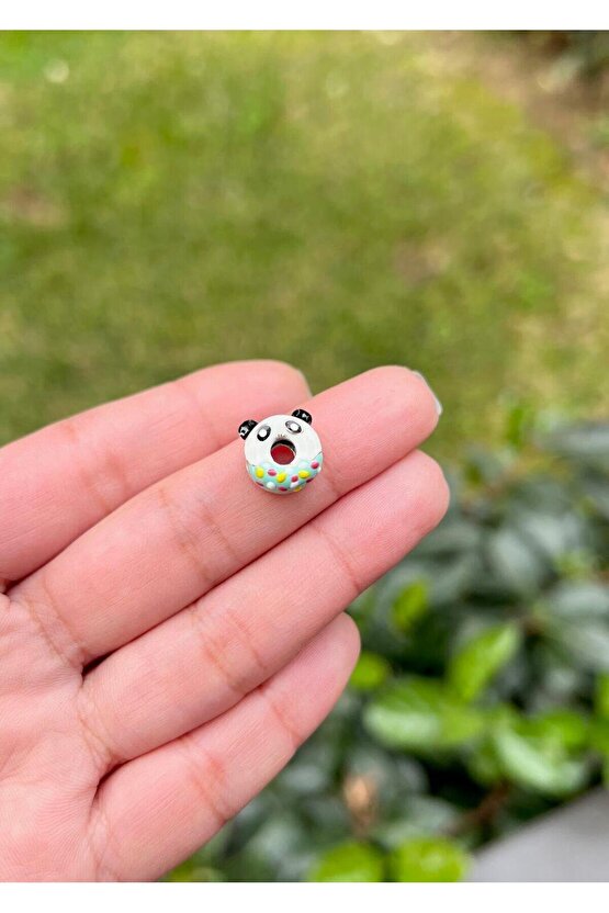 Panda Donut Charm