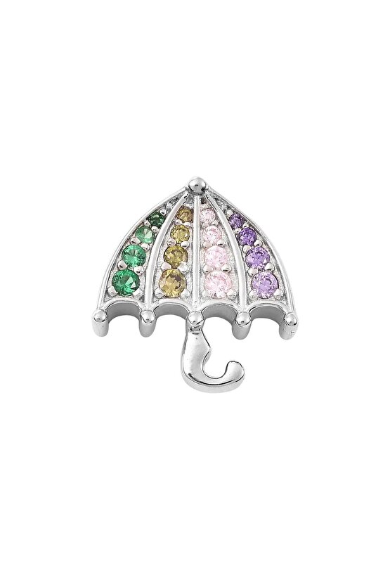 Renkli Taşlı Şemsiye Charm