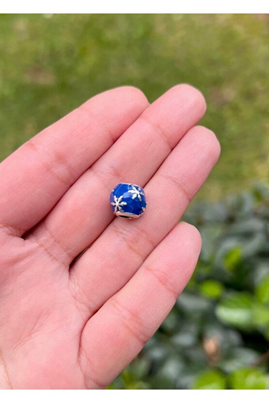 Mavi,Kar Tanesi Küre Charm