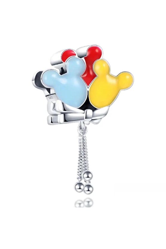 Sallantılı Renkli Mickey Charm