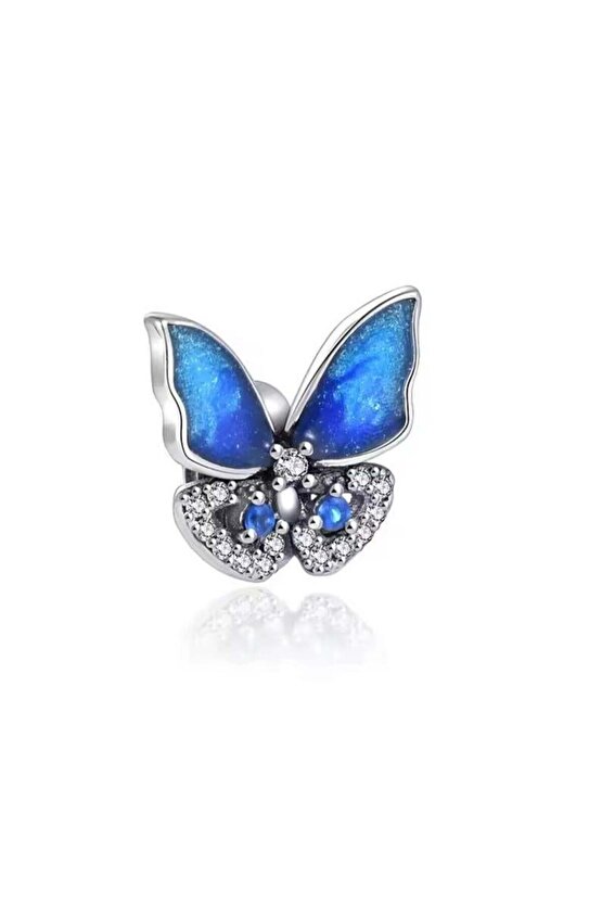 Mavi Kelebek Charm