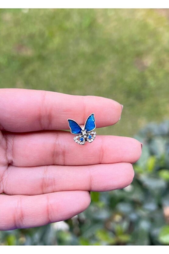Mavi Kelebek Charm