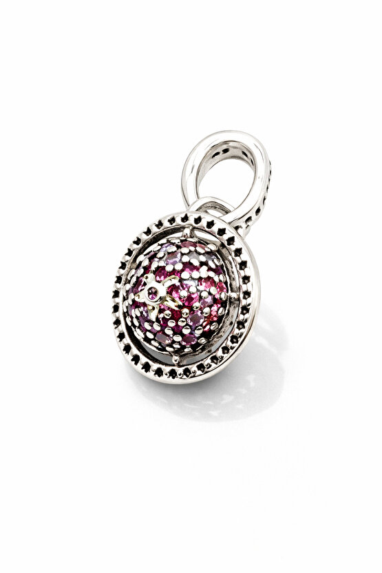 Pembe Taşlı Galaksi Charm