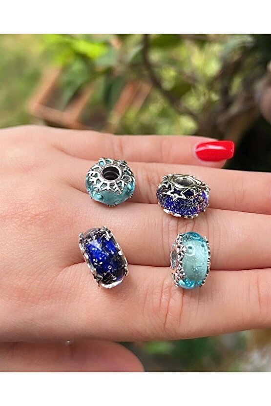 Galaksi Lacivert Murano Charm
