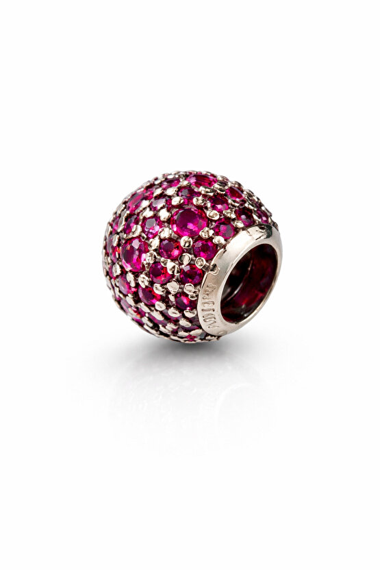 Pembe Taşlı Küre Charm