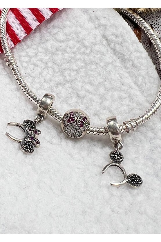 Sallantılı Mickey Taç Charm