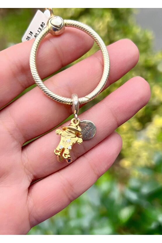 Sallantılı Gold  Love Guard  Charm
