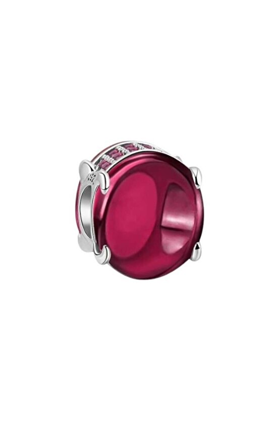 KırmızıTaşlı Murano Charm