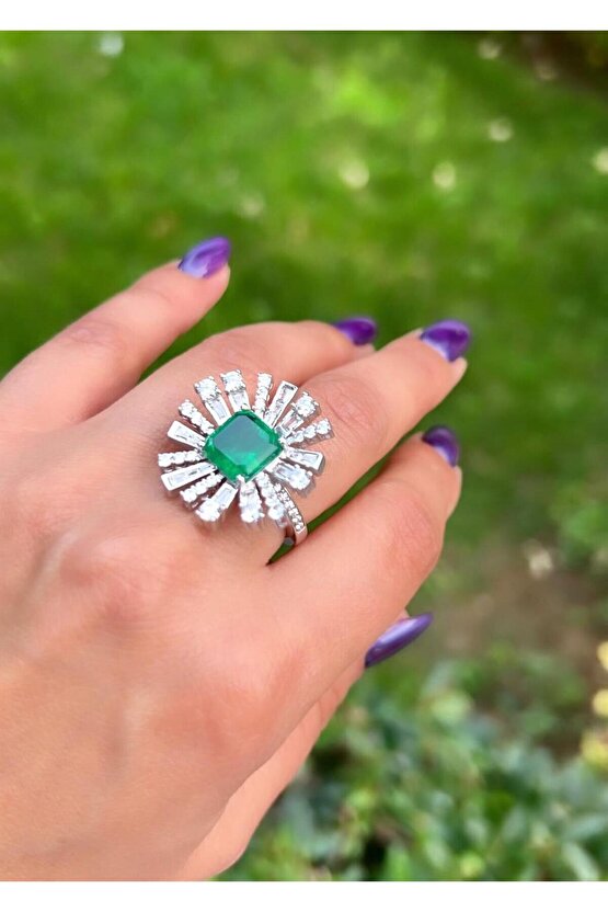 Paraiba Çiçek Yüzük