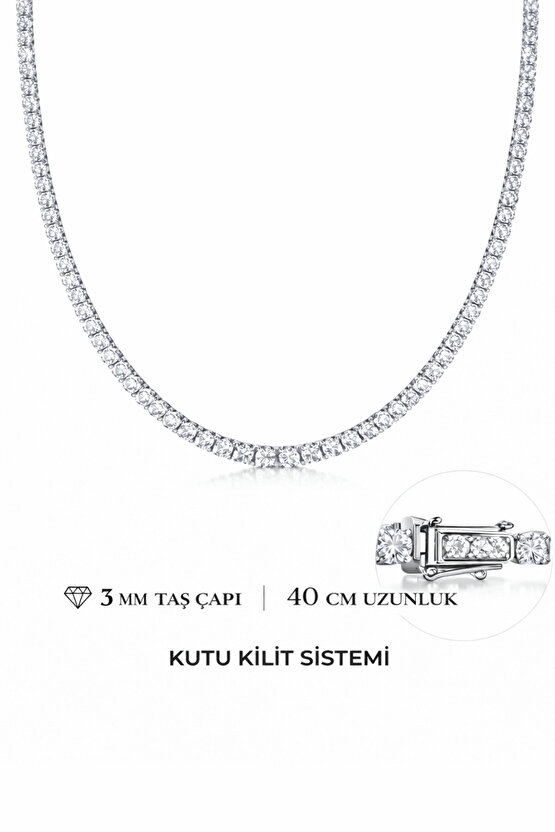 3 mm 40 cm Suyolu Kolye