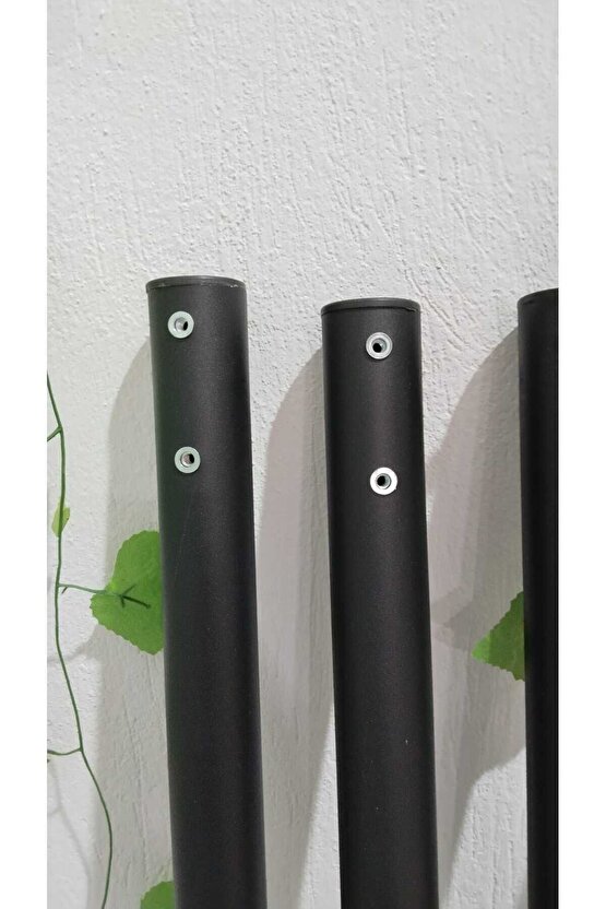 4 Adet Siyah Metal Masa Ayağı 72 Cm Mutfak Masası Ayağı