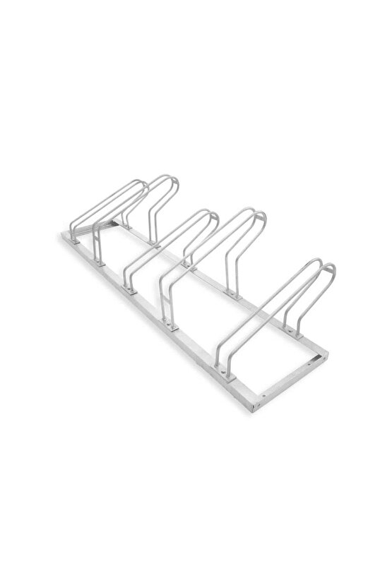 Bisiklet Park Yeri – 5’li Model  Metal Gövde  Gri Renk