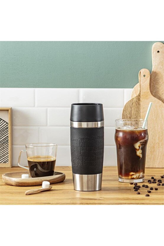 Travel Mug Termos - Siyah - 0,36 Litre