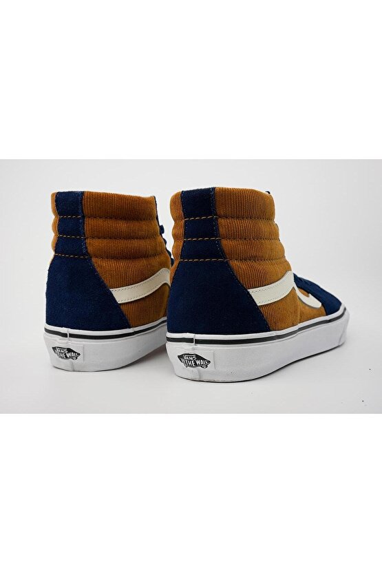 UA SK8-Hi Erkek LacivertKahverengi Sneaker VN0007NS0BO1