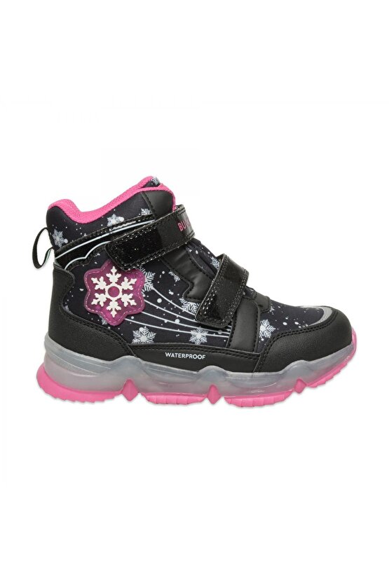 Buck3034 Snowy Waterproof Siyah Çocuk Bot