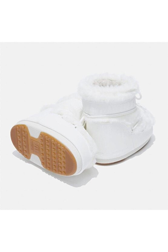 Kadın Bot 14093900-002 Icon Low Faux Fur Optical White